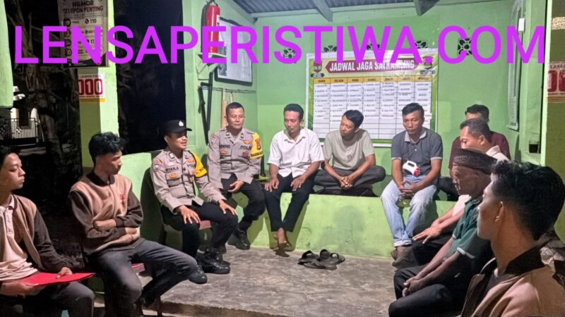 SATKAMLING,JAGA KAMPUNG BEBAS API: POLRES MUSI RAWAS BERDAYAKAN SATKAMPING UNTUK CEGAH KARHTLA HINGGA KEBAKARAN RUMAH