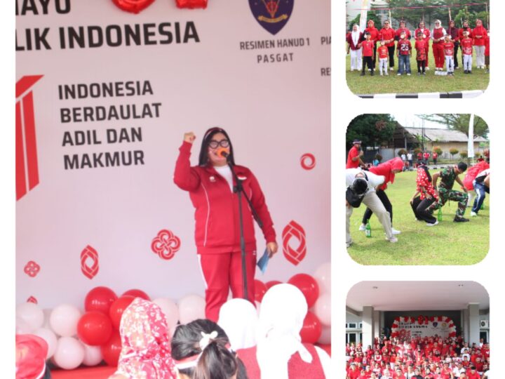 Semarak HUT Ke-81 RI, Resimen Hanud 1 Pasgat Gelar Beragam Perlombaan