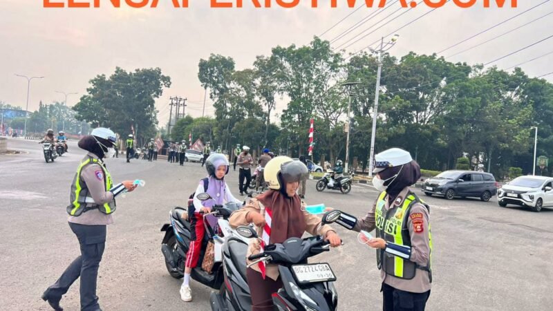 HARI JADI POLWAN KE-78,POLWAN POLRES MUSI RAWAS TEBAR DAMPAK POSITIF LEWAT EDUKASI,MASKER HINGGA BANTUAN SOSIAL