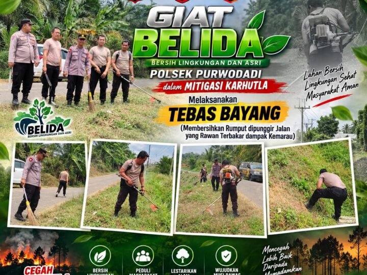 TRKAN RISIKO KARHUTLA,POLSEK PURWODADI GELAR PROGRAM BELIDA DAN TEBAS BAYANG