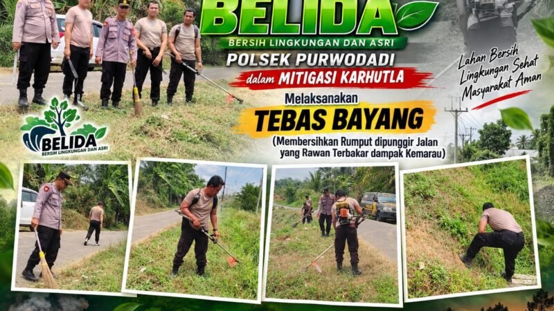 TRKAN RISIKO KARHUTLA,POLSEK PURWODADI GELAR PROGRAM BELIDA DAN TEBAS BAYANG