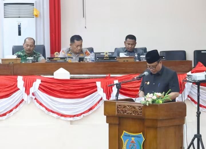 Wabup Katamso Hadiri Paripurna Penyampaian Nota Pengantar Rancangan APBD TA.2027