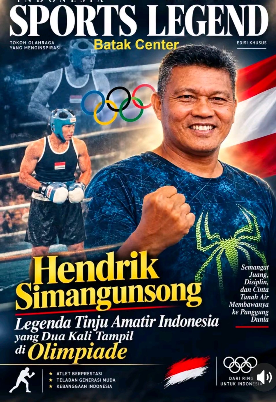 Putra Labuhanbatu Hendrik Simangunsong, Legenda Tinju Amatir Indonesia Yang Dua Kali Tampil di Olimpiade