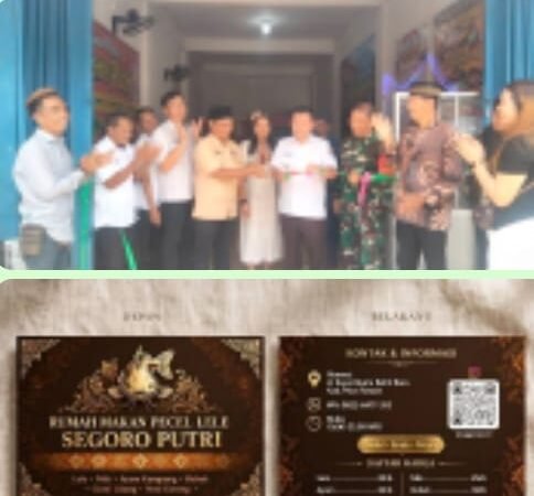 Rumah Makan Pecel Lele Segoro Putri Resmi diBuka, Sekaligus Area Istirahat dan Parkir kendaraan di Desa Muara Beliti Baru Musi Rawas 