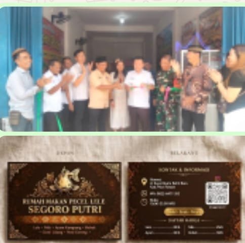 Rumah Makan Pecel Lele Segoro Putri Resmi diBuka, Sekaligus Area Istirahat dan Parkir kendaraan di Desa Muara Beliti Baru Musi Rawas 