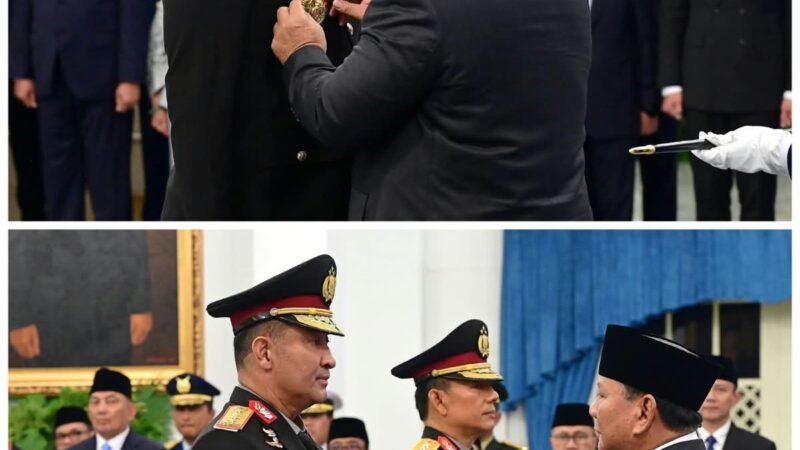 Presiden Prabowo Subianto Resmi Lantik Suyudi Ario Seto Sebagai Kapolri Dan Wahyu Hadiningrat Sebagai Wakapolri