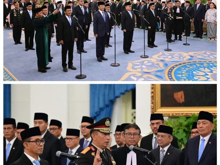 Presiden Prabowo Subianto Lantik Sejumlah Pejabat Tinggi Negara Di Istana Negara Sisa Masa Jabatan 2024-2029