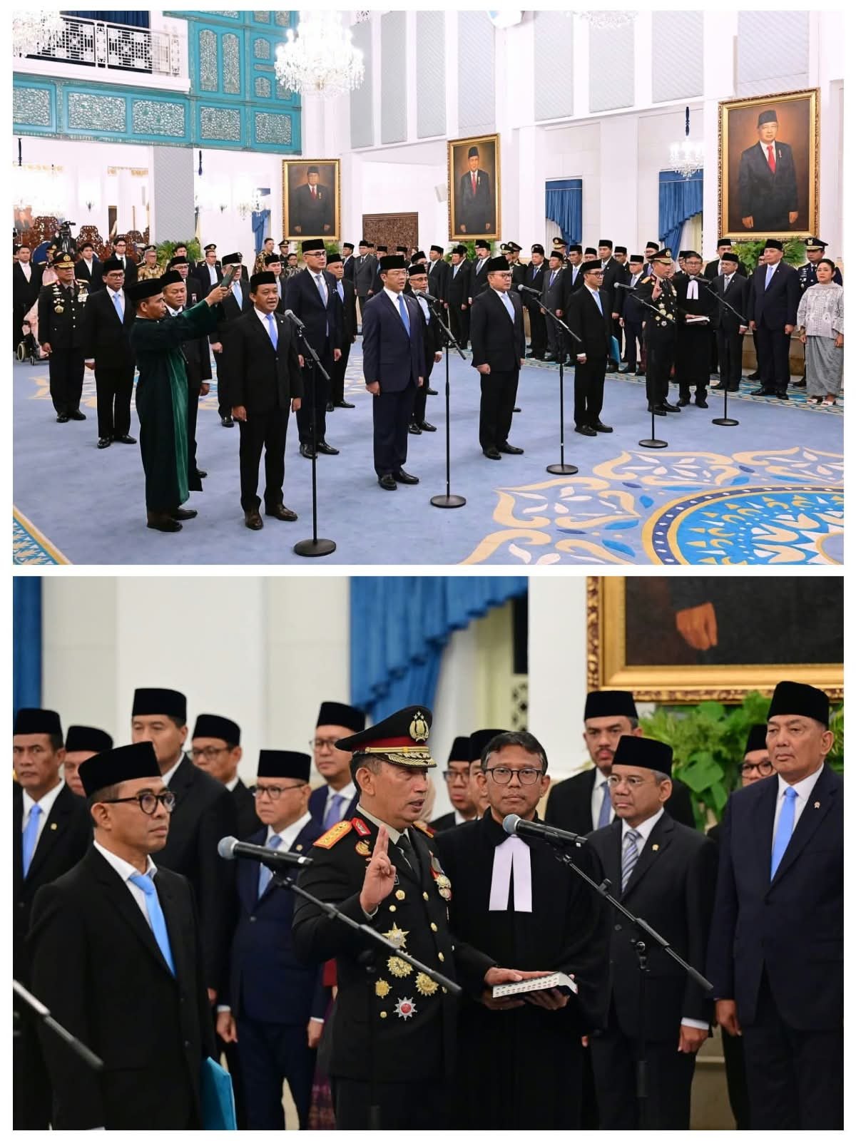 Presiden Prabowo Subianto Lantik Sejumlah Pejabat Tinggi Negara Di Istana Negara Sisa Masa Jabatan 2024-2029