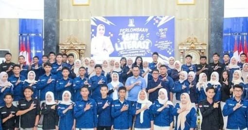 BUPATI MAYA HASMITA BUKA LOMBA SENI DAN LITERASI, DORONG GEN Z LABUHANBATU BERKARYA, BERBUDAYA DAN BERPRESTASI