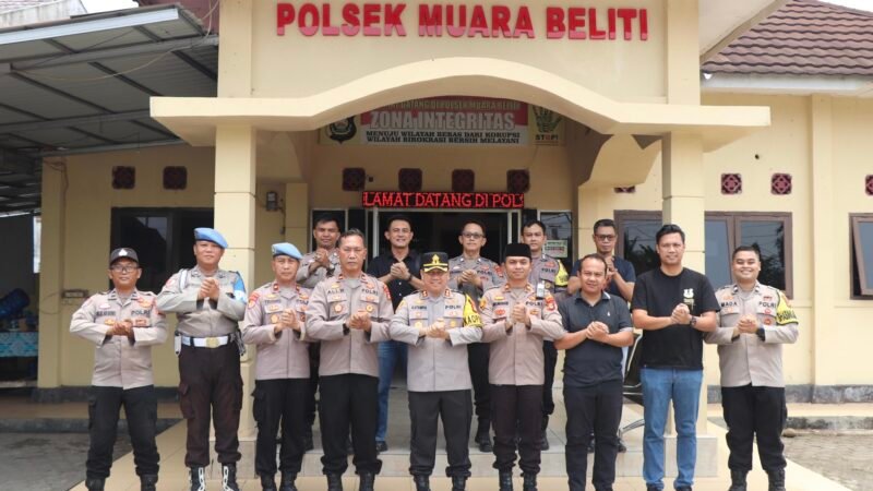 Baru Empat Hari Jabat Kapolres Musi Rawas, AKBP Gokma Langsung Tancap Gas! Cek Kesiapan Personel Polsek Muara Beliti