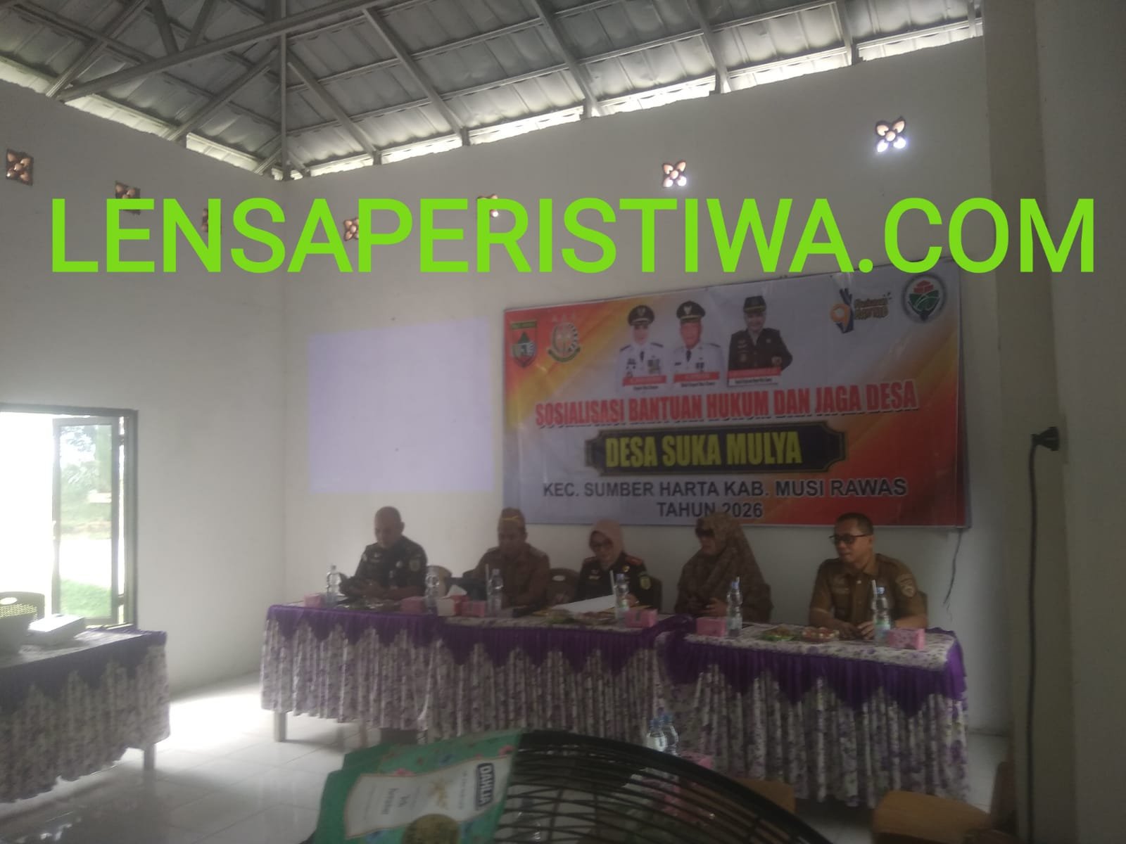 SOSIAlISASI BIDANG HUKUM DAN PERLINDUNGAN MASYARAKAT DI KECAMATAN SUMBER HARTA KABUPATEN MUSI RAWAS TAHUN 2026