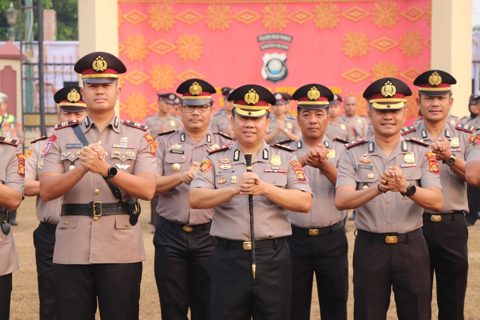 PIMPIN SERTIJAB TIGA PERWIRA,KAPOLRES MUSI RAWAS:LAKSANAKAN TUGAS PROFESIONAL BERIKAN PELAYANAN HUMANIS,BENTUK POLISI BERSAMA MASYARAKAT