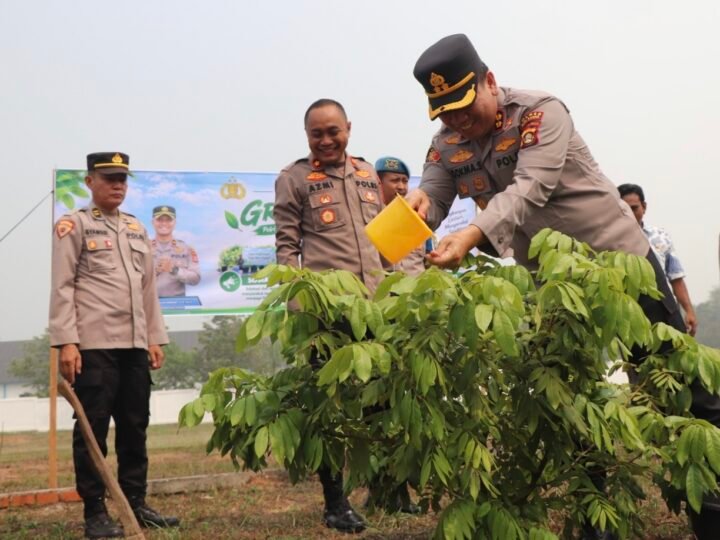 KAPOLRES MUSI RAWAS,AKBP GOKMA GAUNGKAN GREEN POLICING,WUJUDKAN LINGKUNGAN HIJAU UNTUK MASA DEPAN LEBIH BAIK