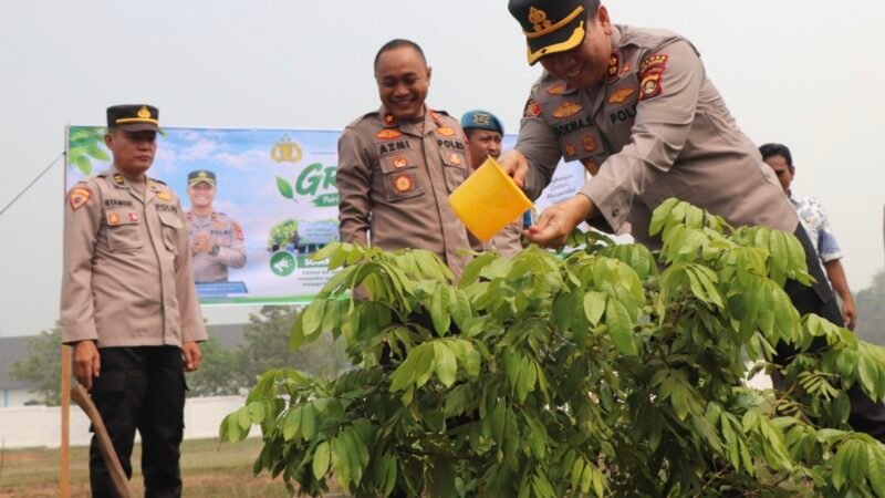 KAPOLRES MUSI RAWAS,AKBP GOKMA GAUNGKAN GREEN POLICING,WUJUDKAN LINGKUNGAN HIJAU UNTUK MASA DEPAN LEBIH BAIK