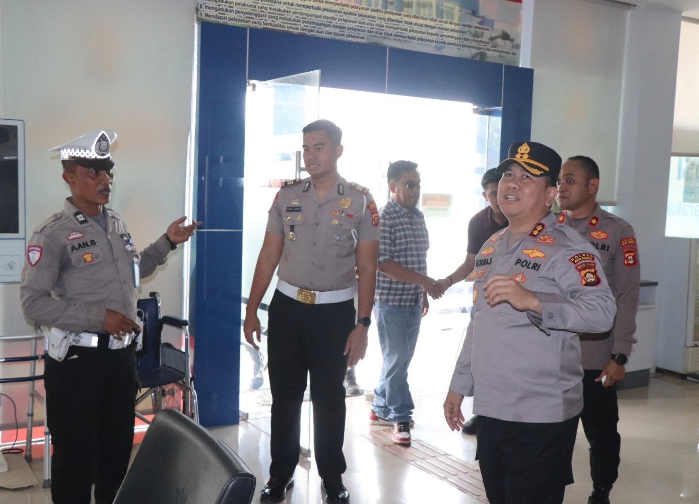WUJUDKAN”POLISI BERSAMA MASYARAKAT”, KAPOLRES MUSI RAWAS TINJAU KESIAPAN PELAYANAN SATPAS