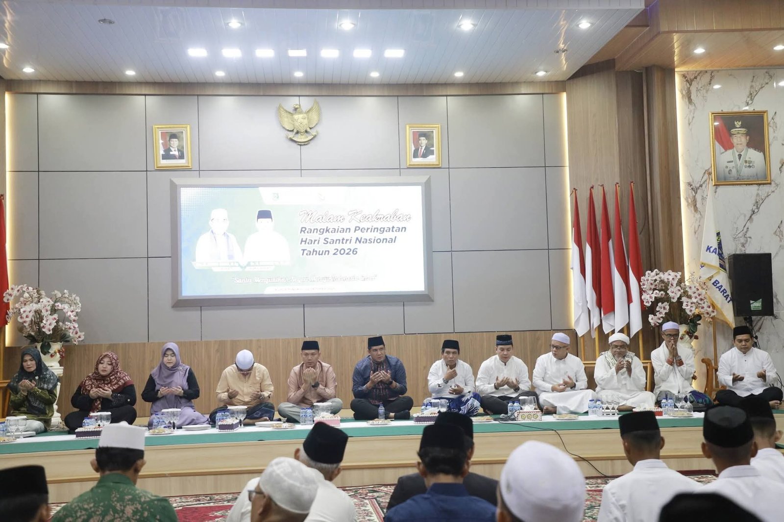 Malam Keakraban Hari Santri 2026, Bupati Anwar Sadat Tekankan Pentingnya Ilmu, Akhlak, dan Persatuan