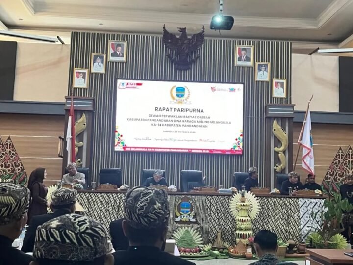 Paripurna Milangkala kabupaten Pangandaran ke 14 Sepi: Hanya 19 orang dari 40 Anggota DPRD yang Hadir
