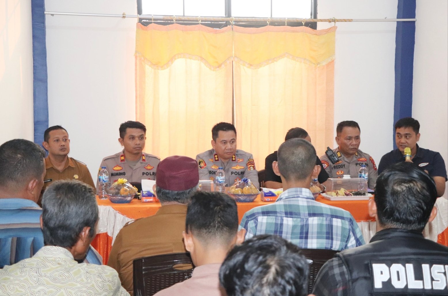 Kapolres Musi Rawas Launching Posko “Kampung Tangguh Bebas Narkoba Polisi Bersama Masyarakat”, di Tanah Priuk, Ajak Warga Selamatkan Generasi Muda