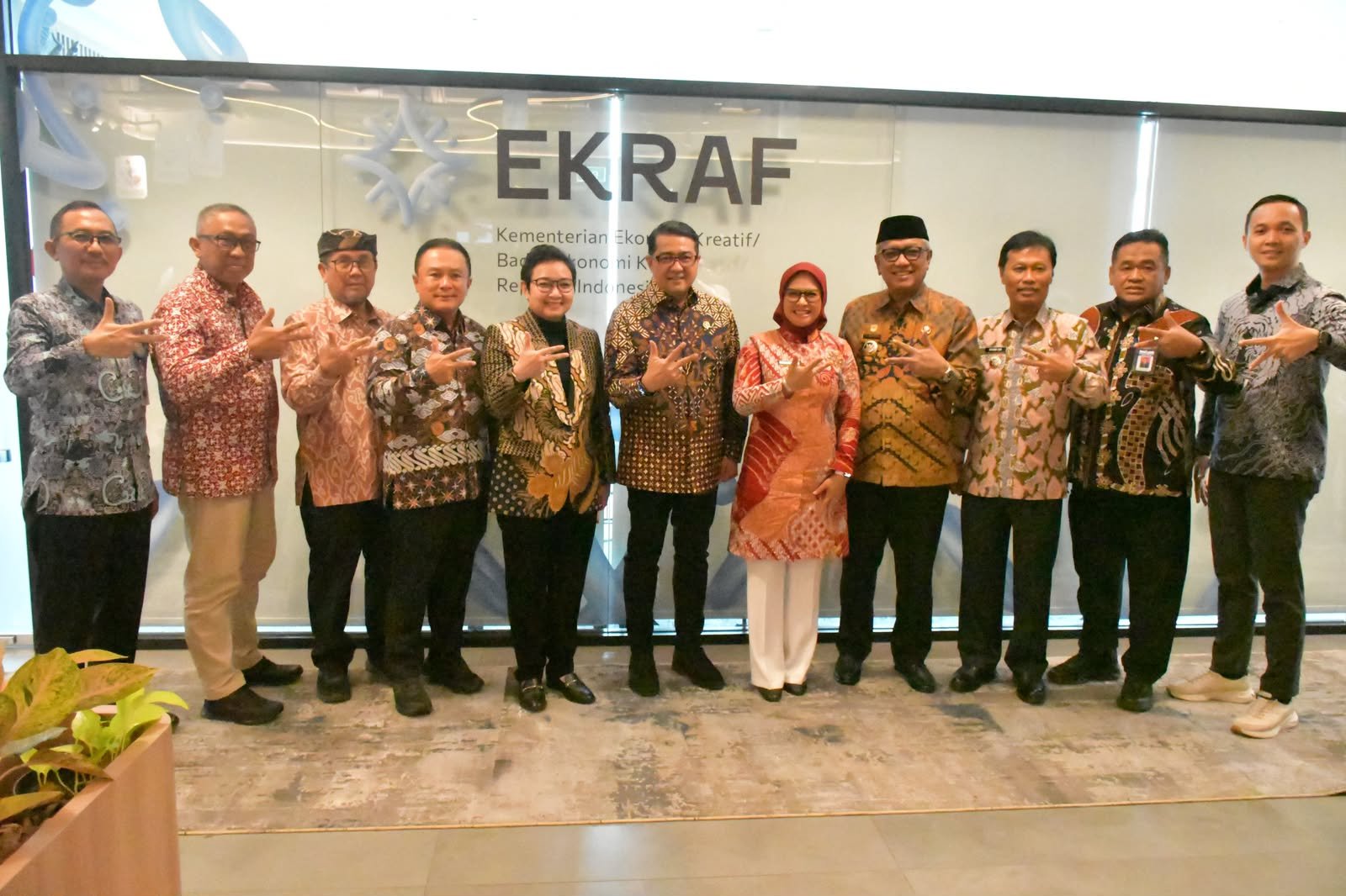 Wali Kota Banjar Bahas Akselerasi Ekonomi Kreatif Bersama Menteri Ekonomi Kreatif RI