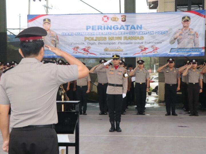 SEMANGAT SUMPAH PEMUDA,POLRES MUSI RAWAS AJAK GENERASI MUDA LAWAN NARKOBA DAN HOAKS