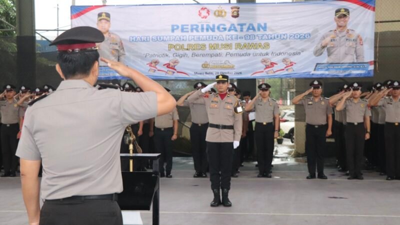 SEMANGAT SUMPAH PEMUDA,POLRES MUSI RAWAS AJAK GENERASI MUDA LAWAN NARKOBA DAN HOAKS
