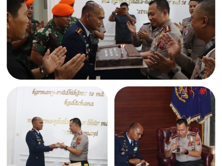 Wujud Sinergisitas TNI-Polri, Kapolrestabes Medan Sambangi Mako Menhanud 1 Pasgat pada Peringatan HUT Ke-81 TNI