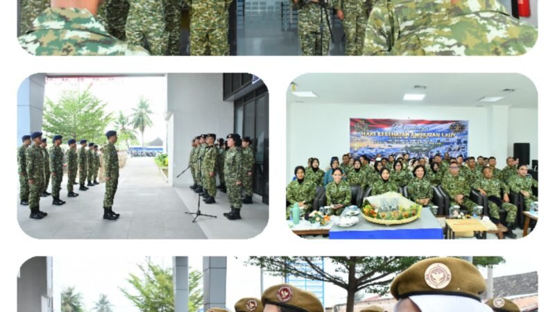Merawat Pengawal Samudra, Diskes Dan Rumkit Kodaeral I Gelar Upacara Hari Kesehatan TNI Angkatan Laut