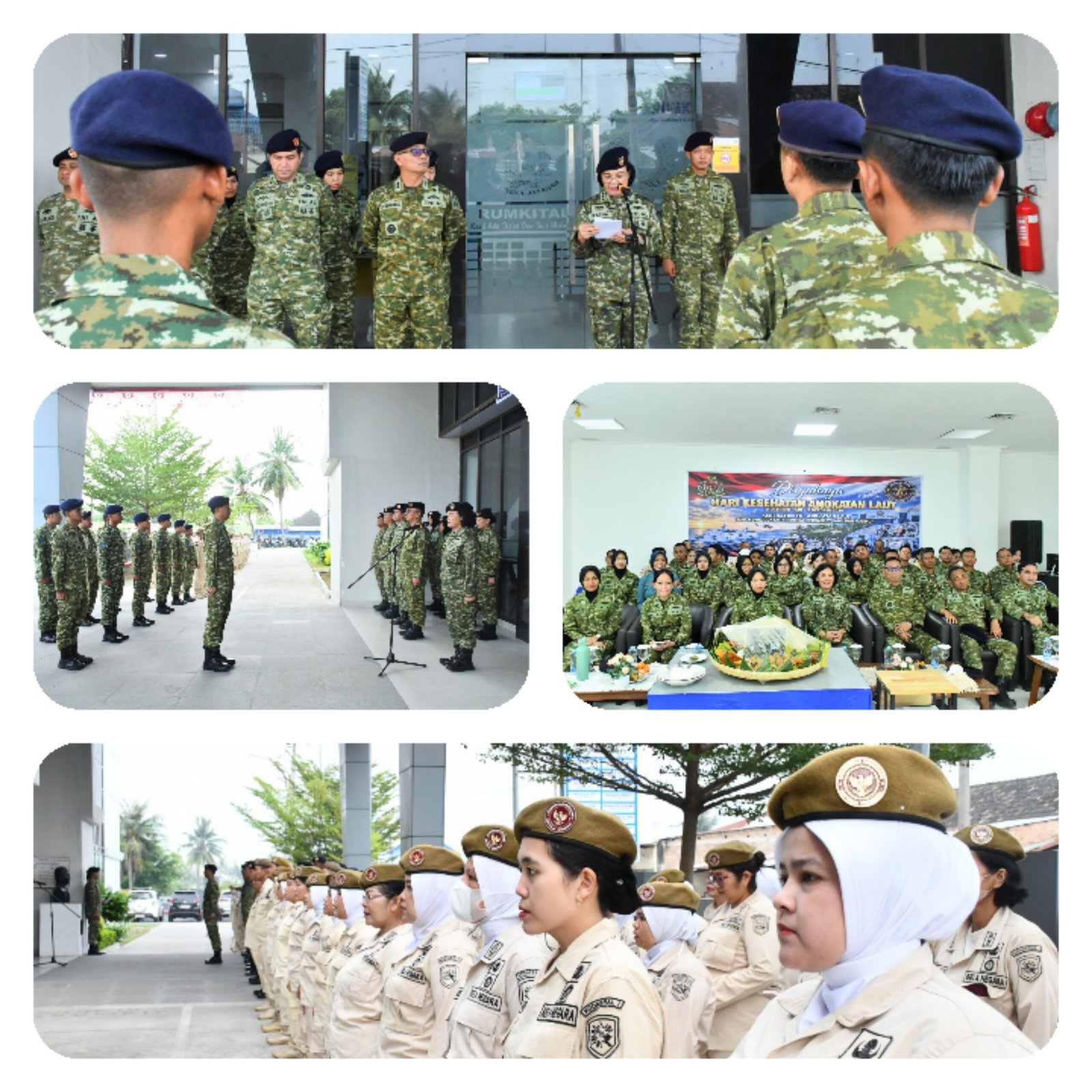 Merawat Pengawal Samudra, Diskes Dan Rumkit Kodaeral I Gelar Upacara Hari Kesehatan TNI Angkatan Laut
