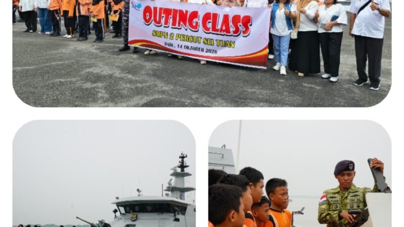 Tumbuhkan Jiwa Bahari Diatas Geladak Kapal Perang: Ratusan Pelajar Kobarkan Semangat Cinta Laut Di Kodaeral I