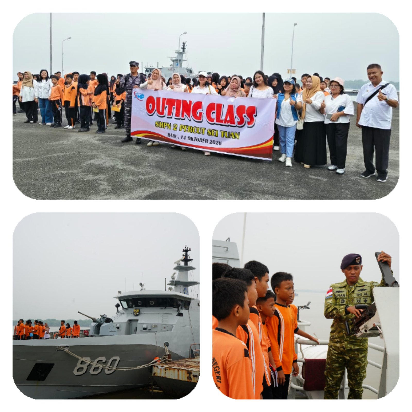 Tumbuhkan Jiwa Bahari Diatas Geladak Kapal Perang: Ratusan Pelajar Kobarkan Semangat Cinta Laut Di Kodaeral I