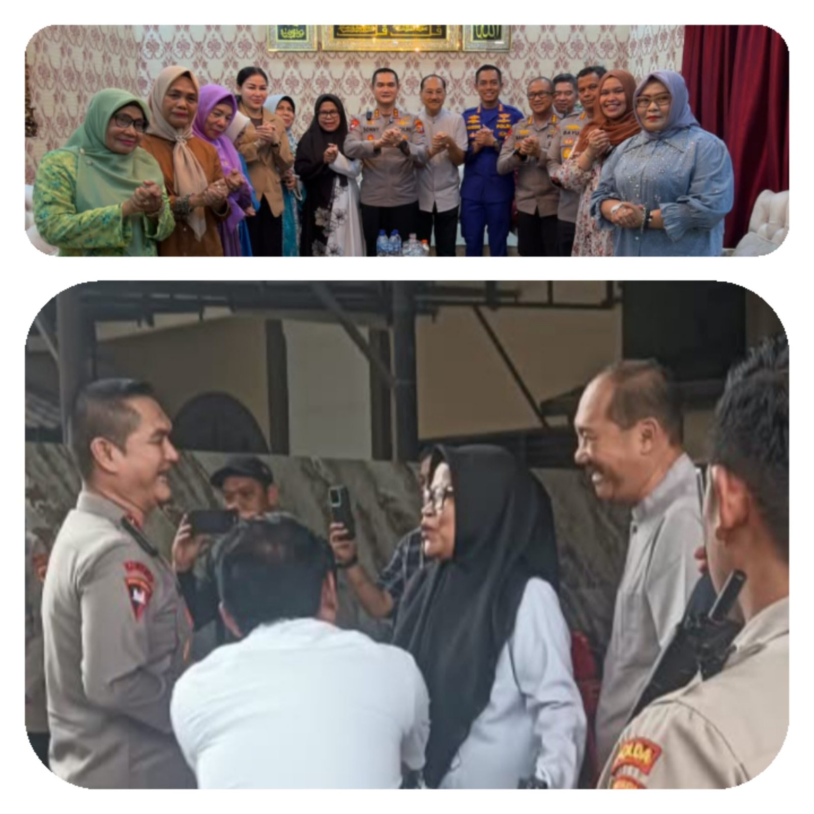 Hangat Dan Penuh Kekeluargaan, Kapolda Sumut Irjen  Sonny Irawan, Kunjungi Sahabat Lamanya, Bunda Indah