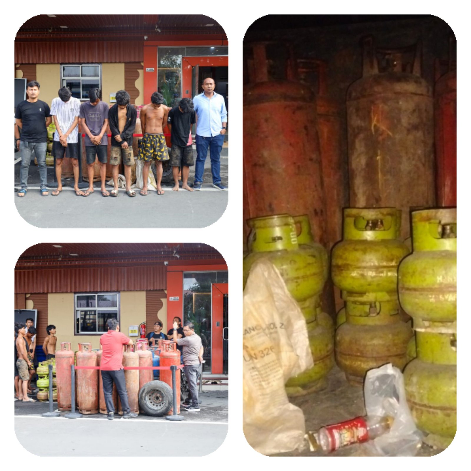 Gerak Senyap Tengah Malam! Tim Quick Respon Kodaeral I Bongkar Dugaan Sindikat Gas Elpiji Ilegal Di Deli Serdang ‎