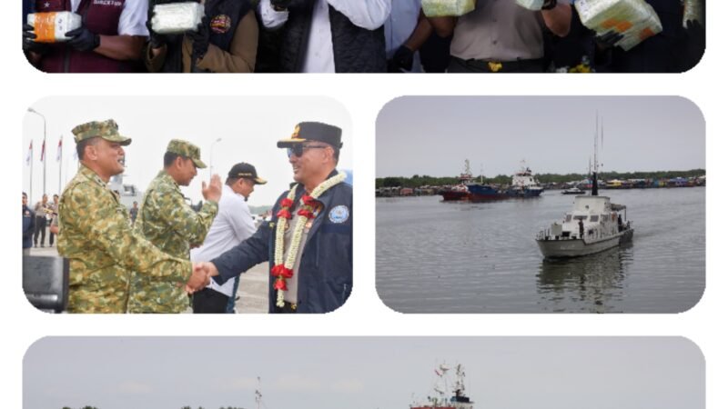 ‎Menembus Laut, Mengawal Harapan: Kodaeral I Kerahkan Kal Viper Dan Kal Telaga Tujuh Amankan Pengawalan Kapal Pembawa 1.16 Ton Ketamine
