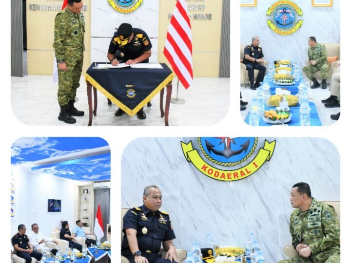 Perkuat Penjagaan Laut Sumatera Utara, Kodaeral I Dan Bea Cukai Satukan Langkah Lawan Penyelundupan